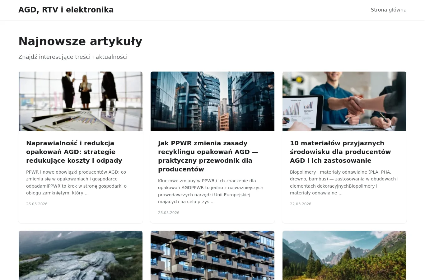 Strona główna portalu agd.aid.pl