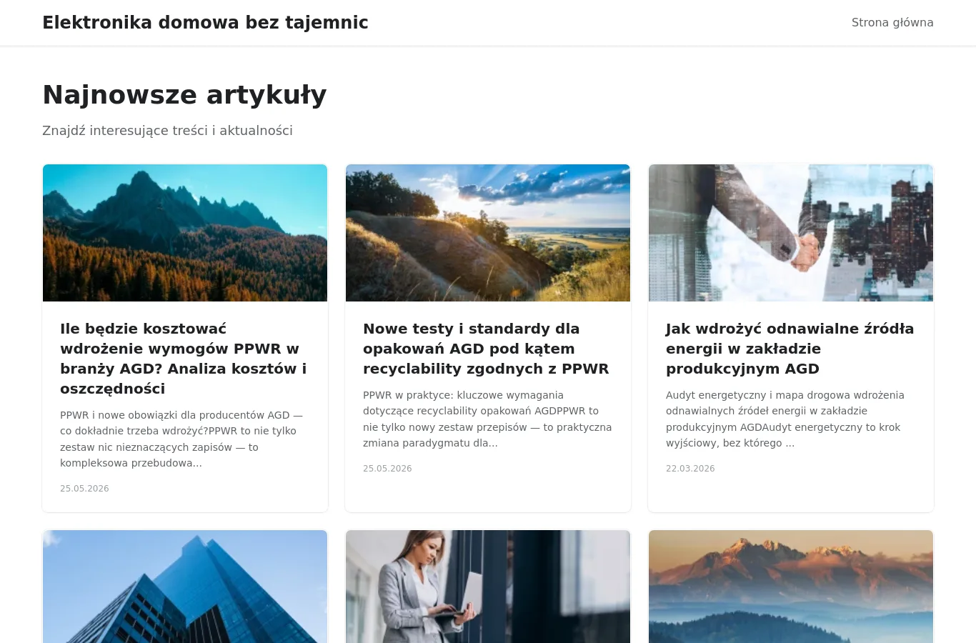 Strona główna portalu agd.szkola.pl