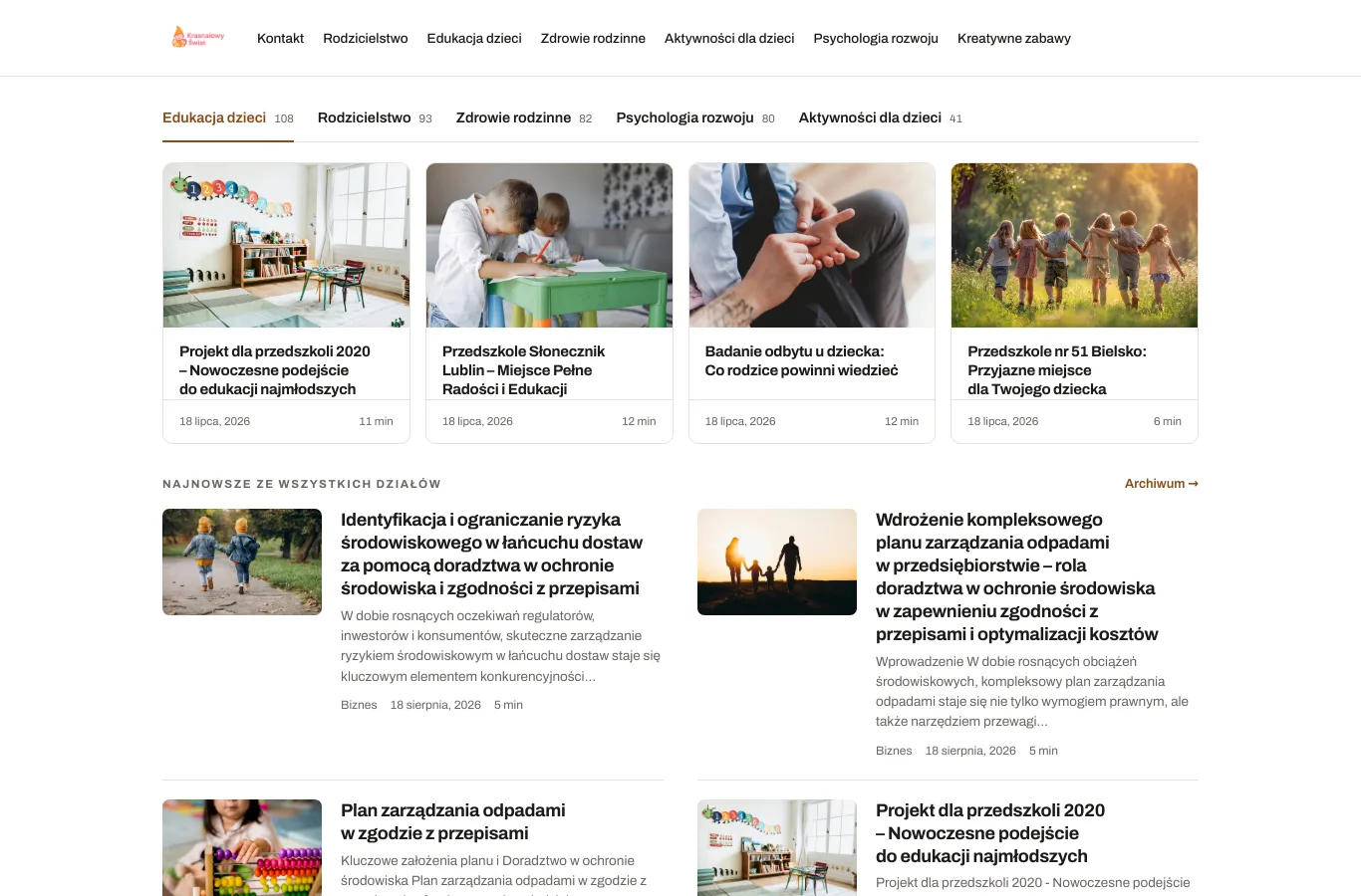 Strona główna portalu akademiakrasnala.pl