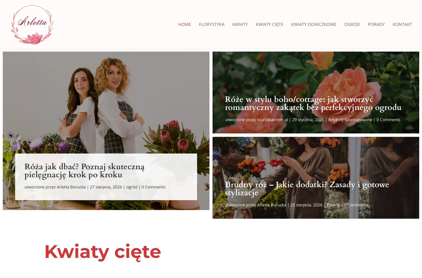 Strona główna portalu artletta.pl