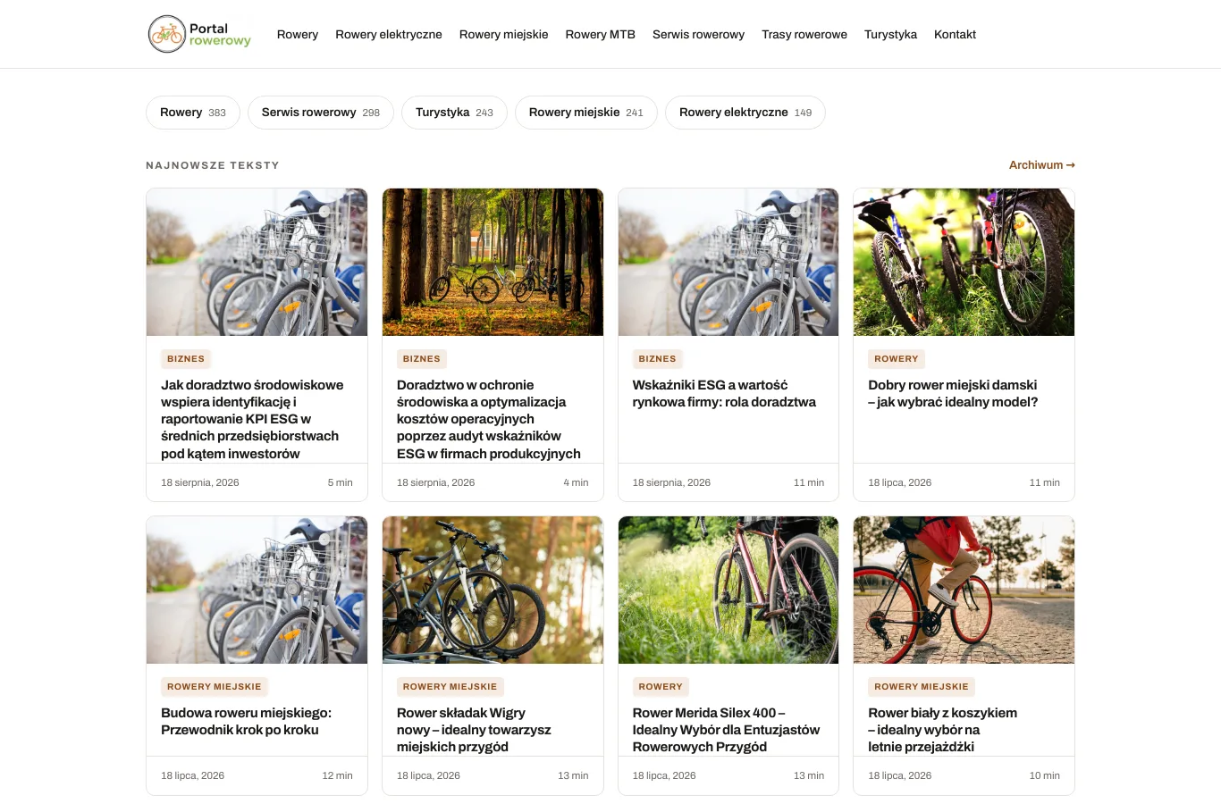 Strona główna portalu bikeleszno.pl