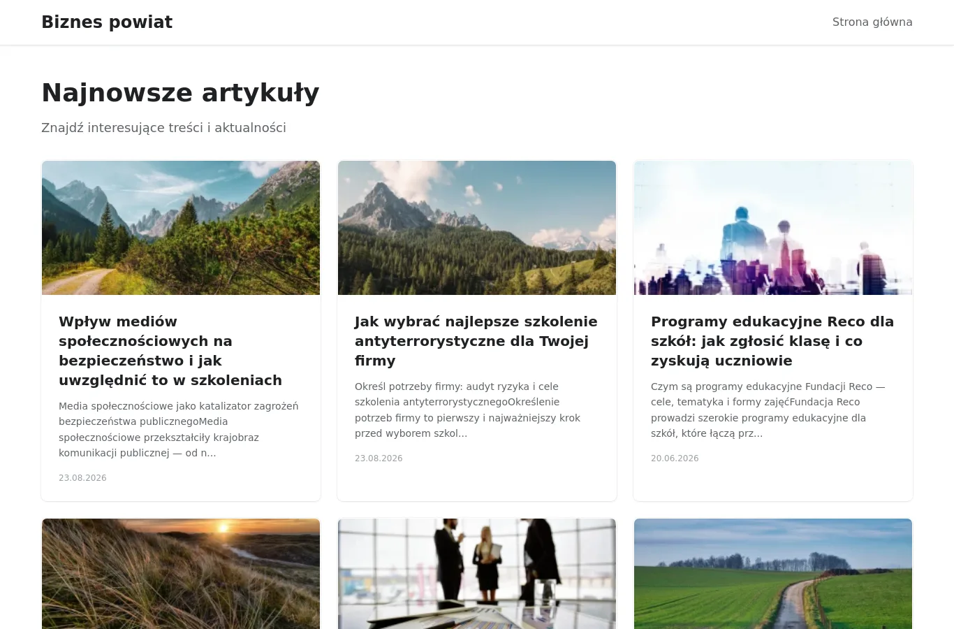 Strona główna portalu biz.powiat.pl
