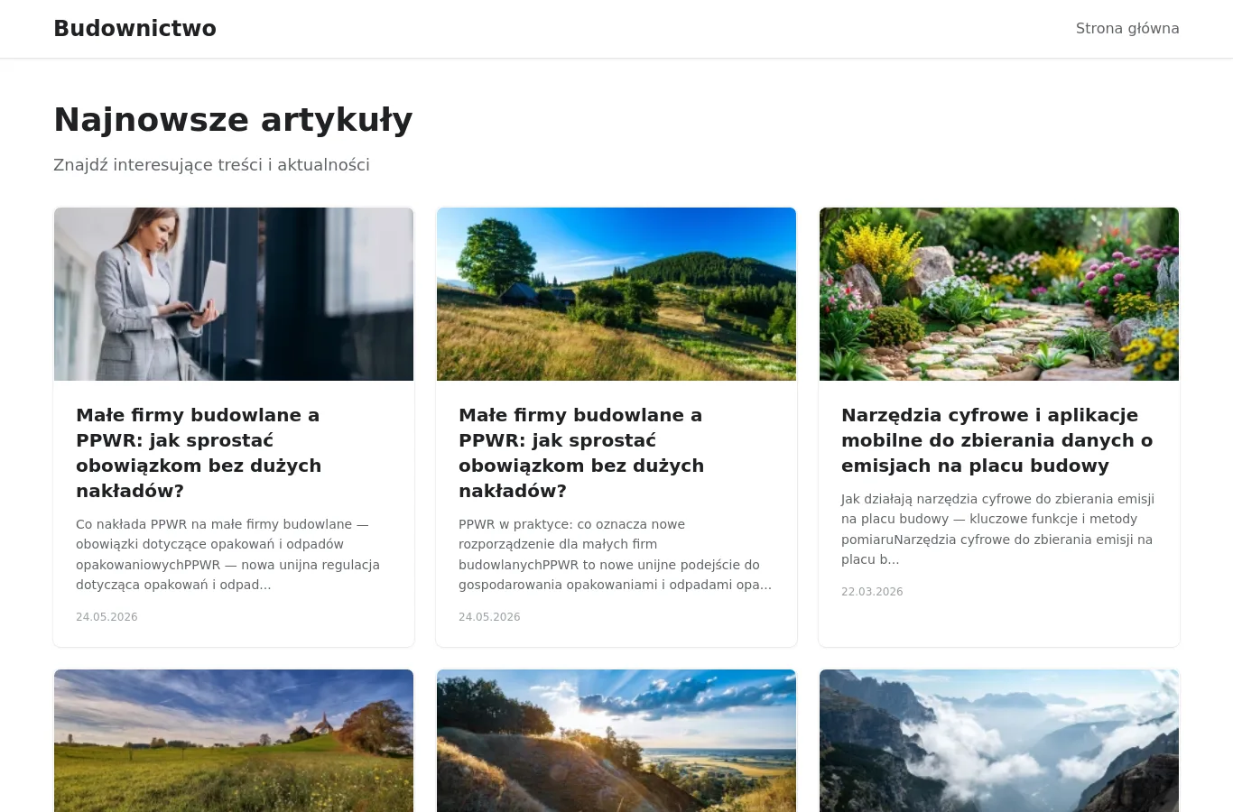 Strona główna portalu budowa.pc.pl