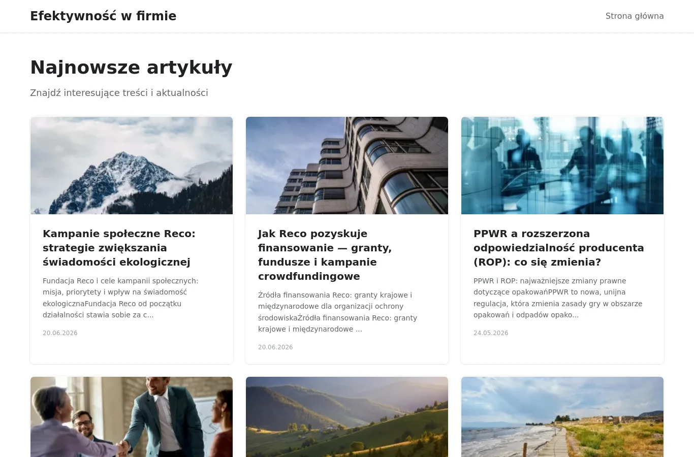 Strona główna portalu dlafirm.info.pl