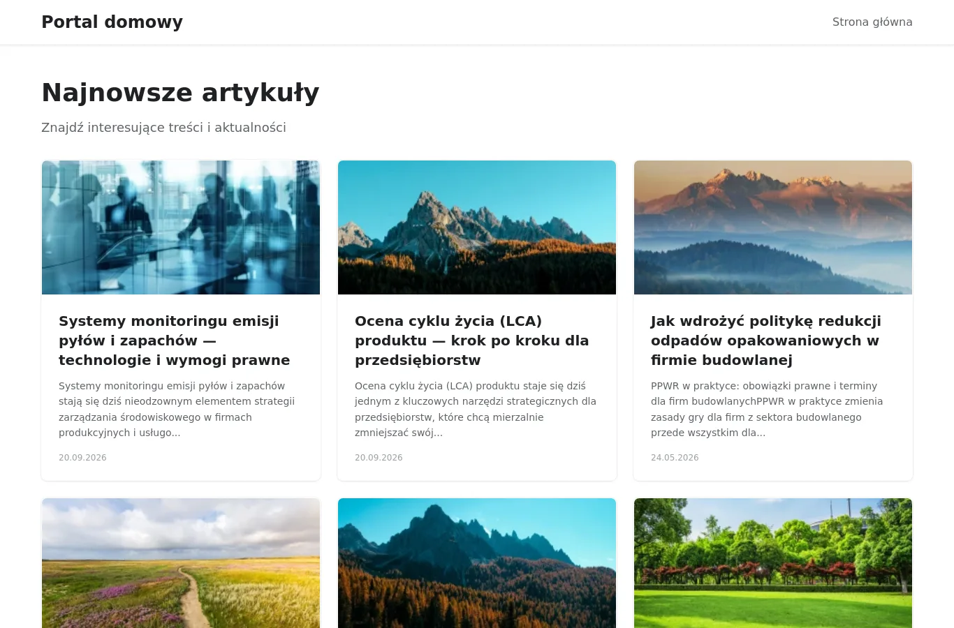 Strona główna portalu domiogrod.org.pl