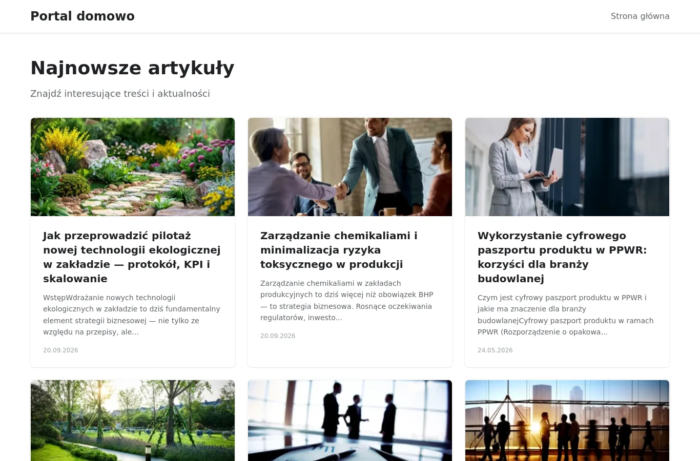 Strona główna portalu domowo.biz.pl