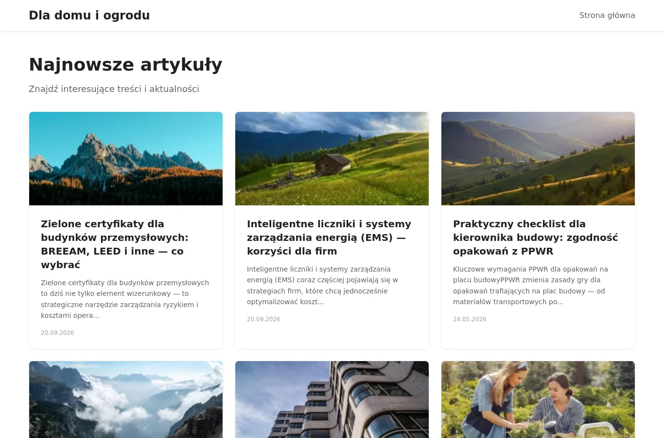 Strona główna portalu domowy.edu.pl
