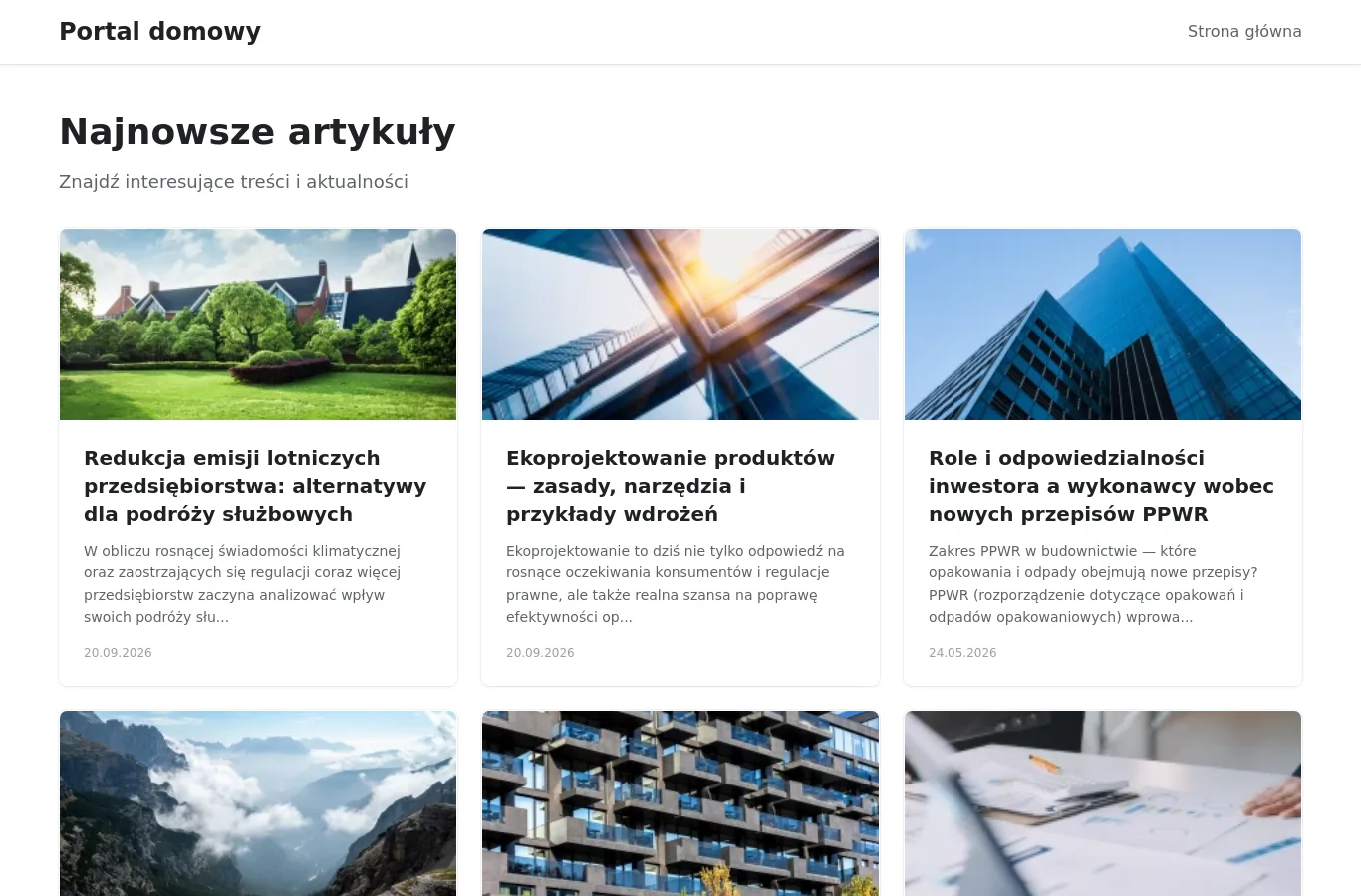 Strona główna portalu domowy.info.pl
