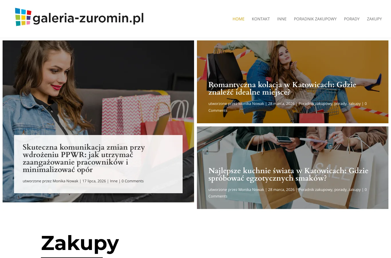 Strona główna portalu galeria-zuromin.pl