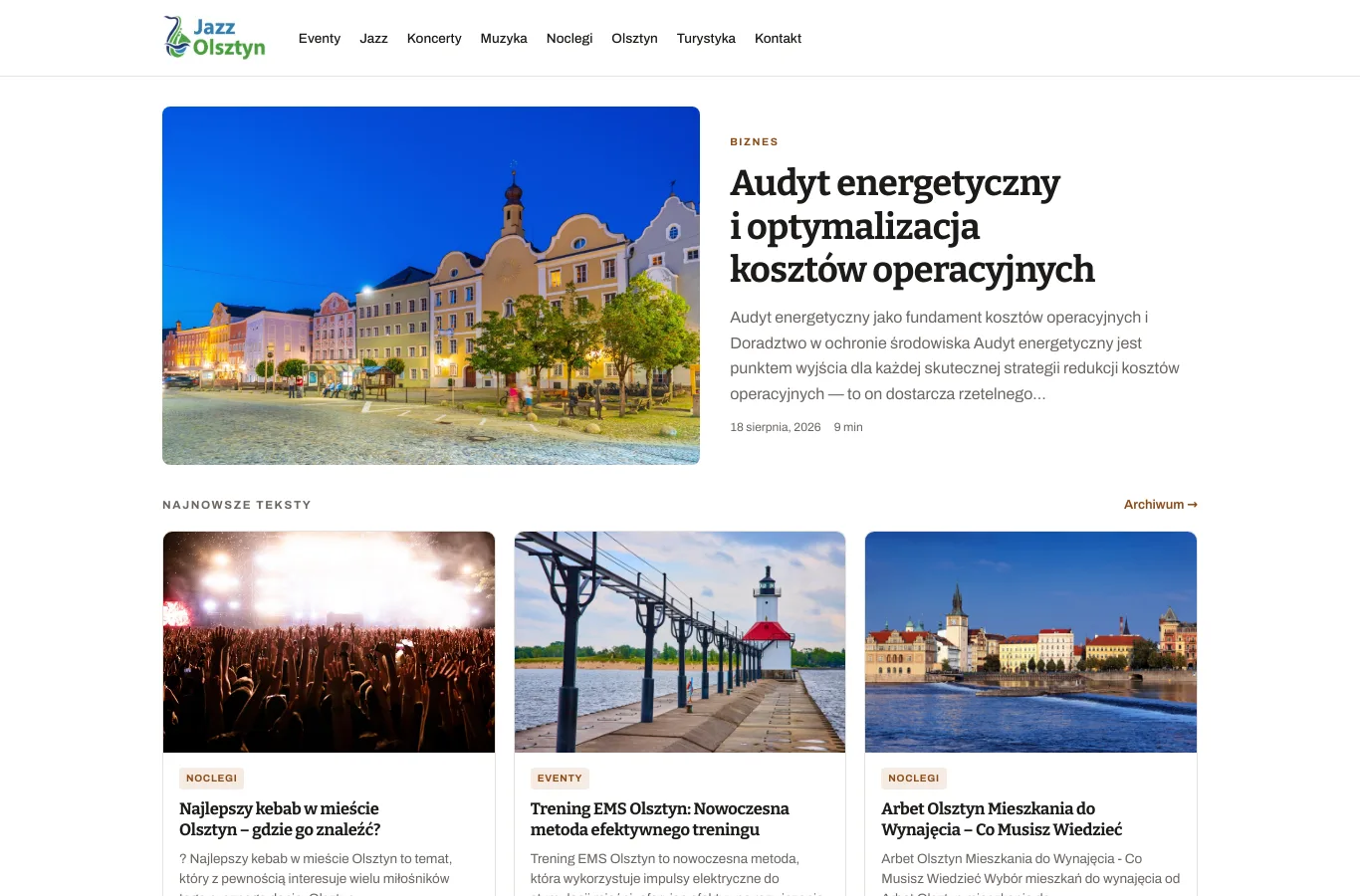 Strona główna portalu jazz.olsztyn.pl