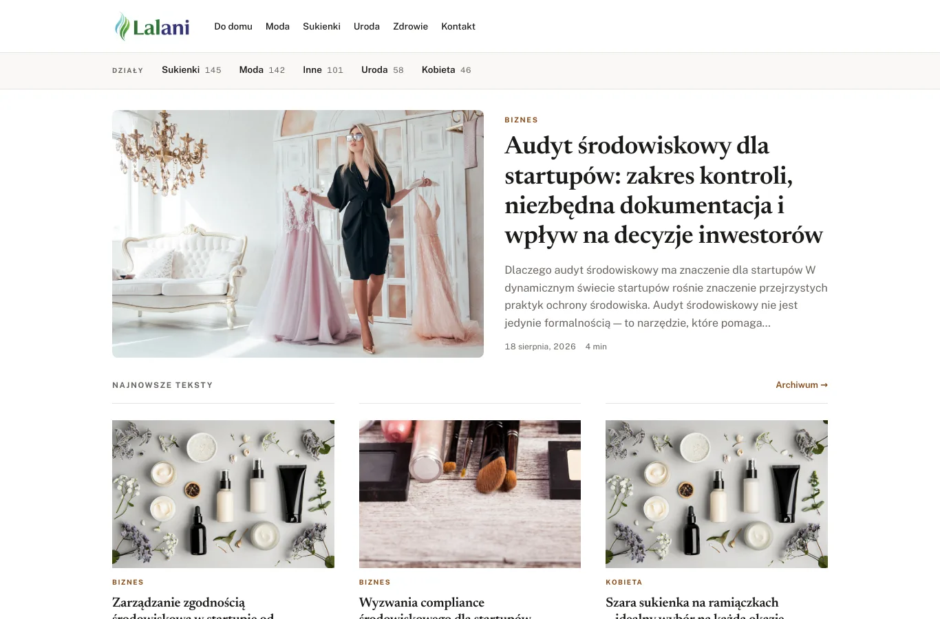 Strona główna portalu lalani.pl