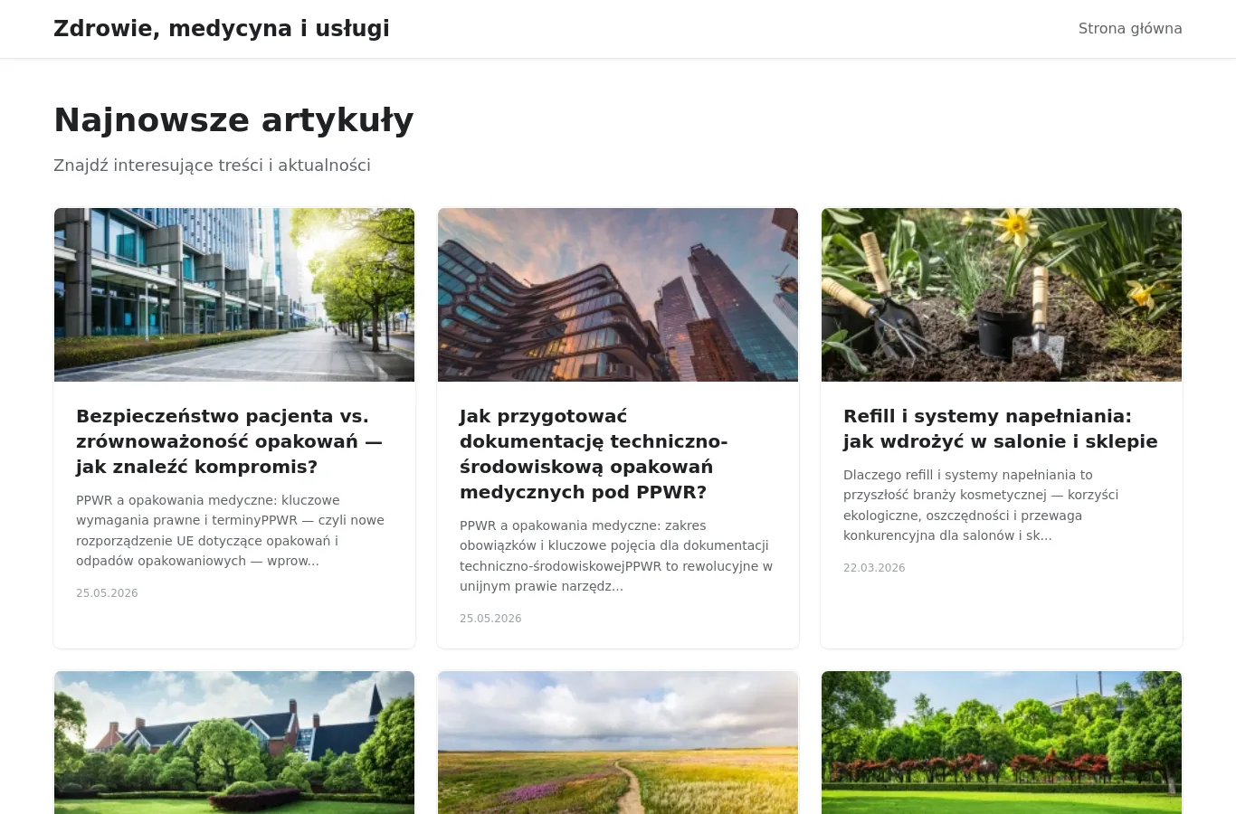 Strona główna portalu med.targi.pl