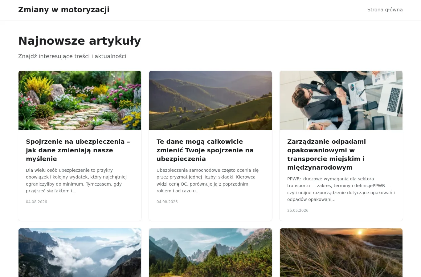 Strona główna portalu motoryzacja.biz.pl
