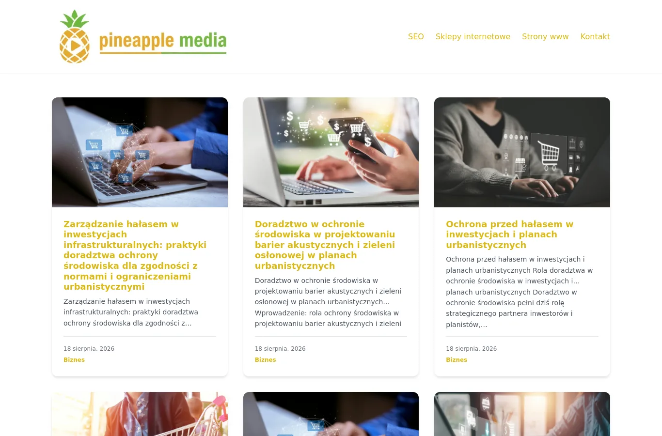 Strona główna portalu pineapple-media.pl