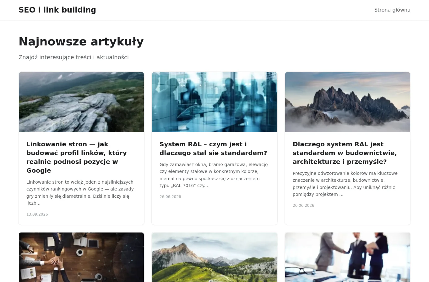 Strona główna portalu reklamowy.net.pl