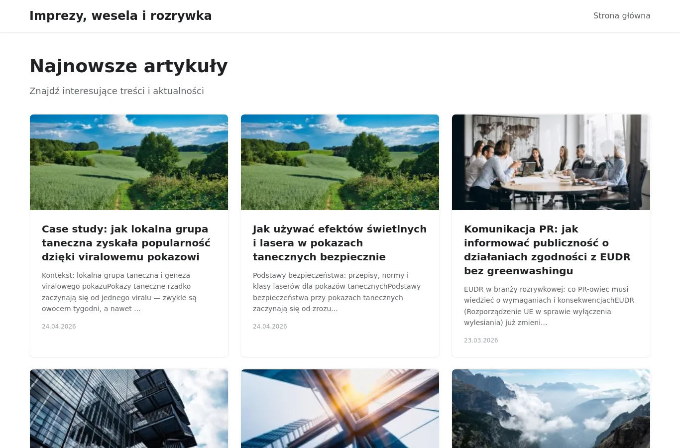 Strona główna portalu rozrywka.edu.pl