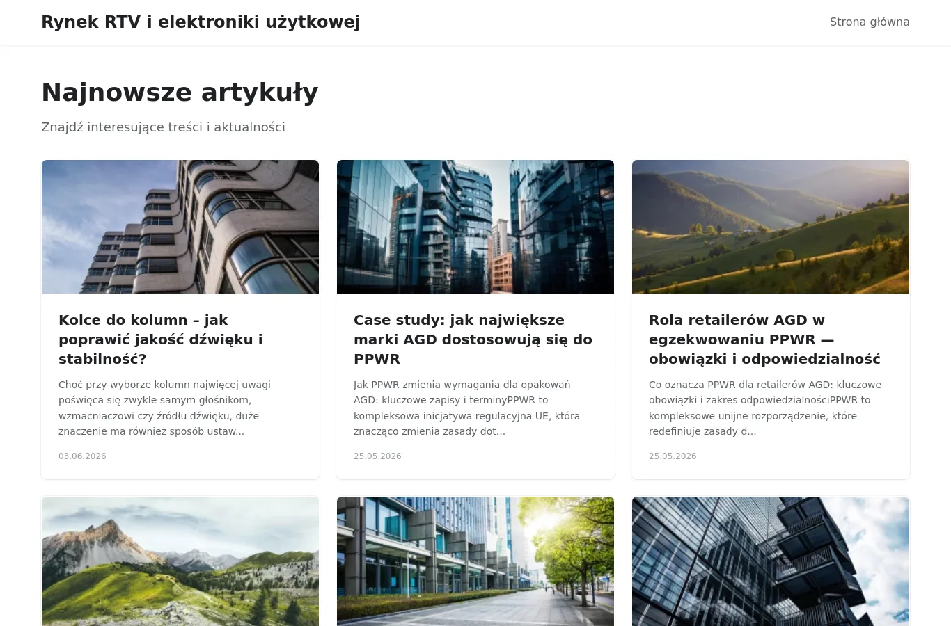 Strona główna portalu rtv.biz.pl