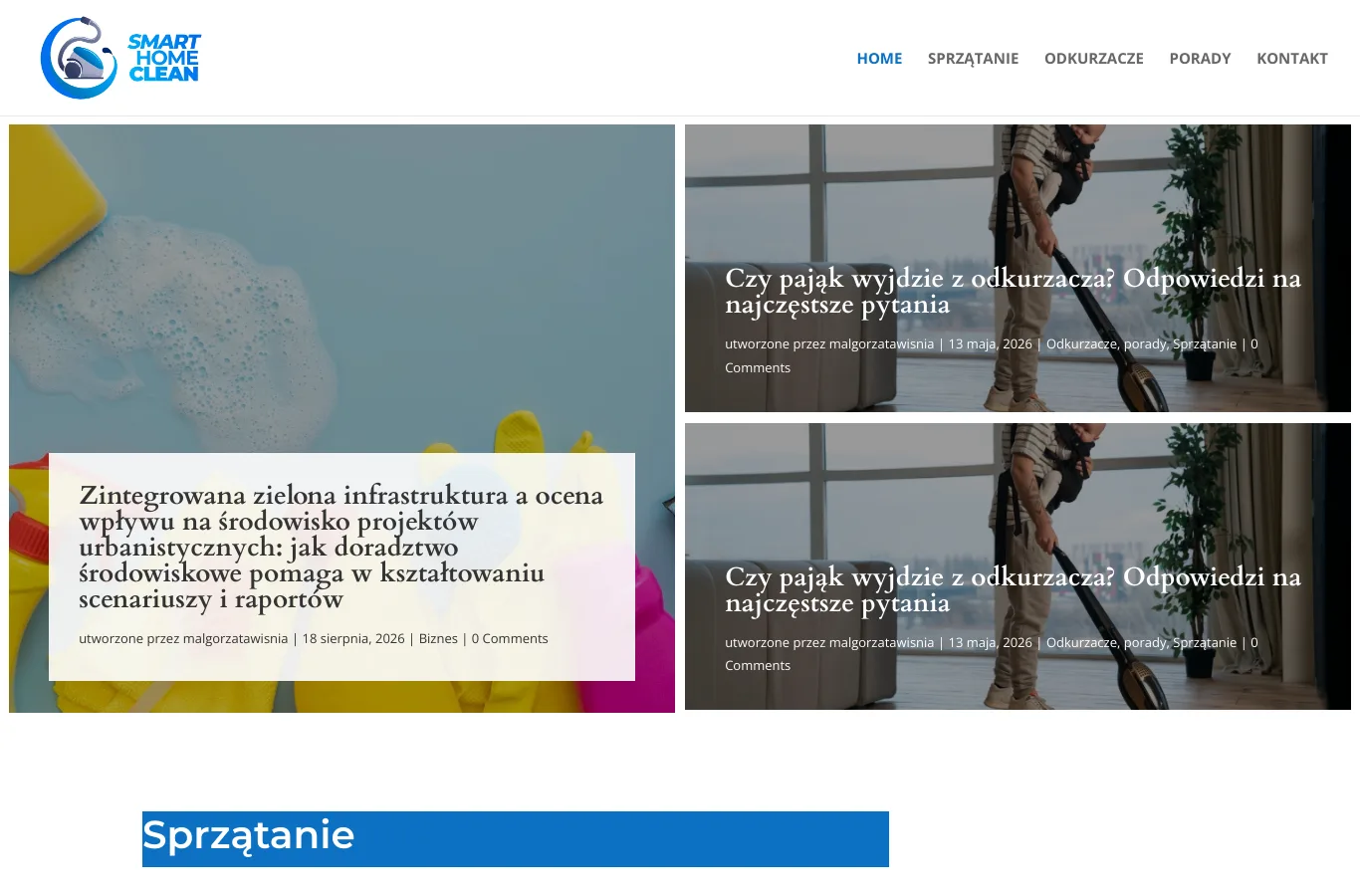 Strona główna portalu smarthomeclean.pl