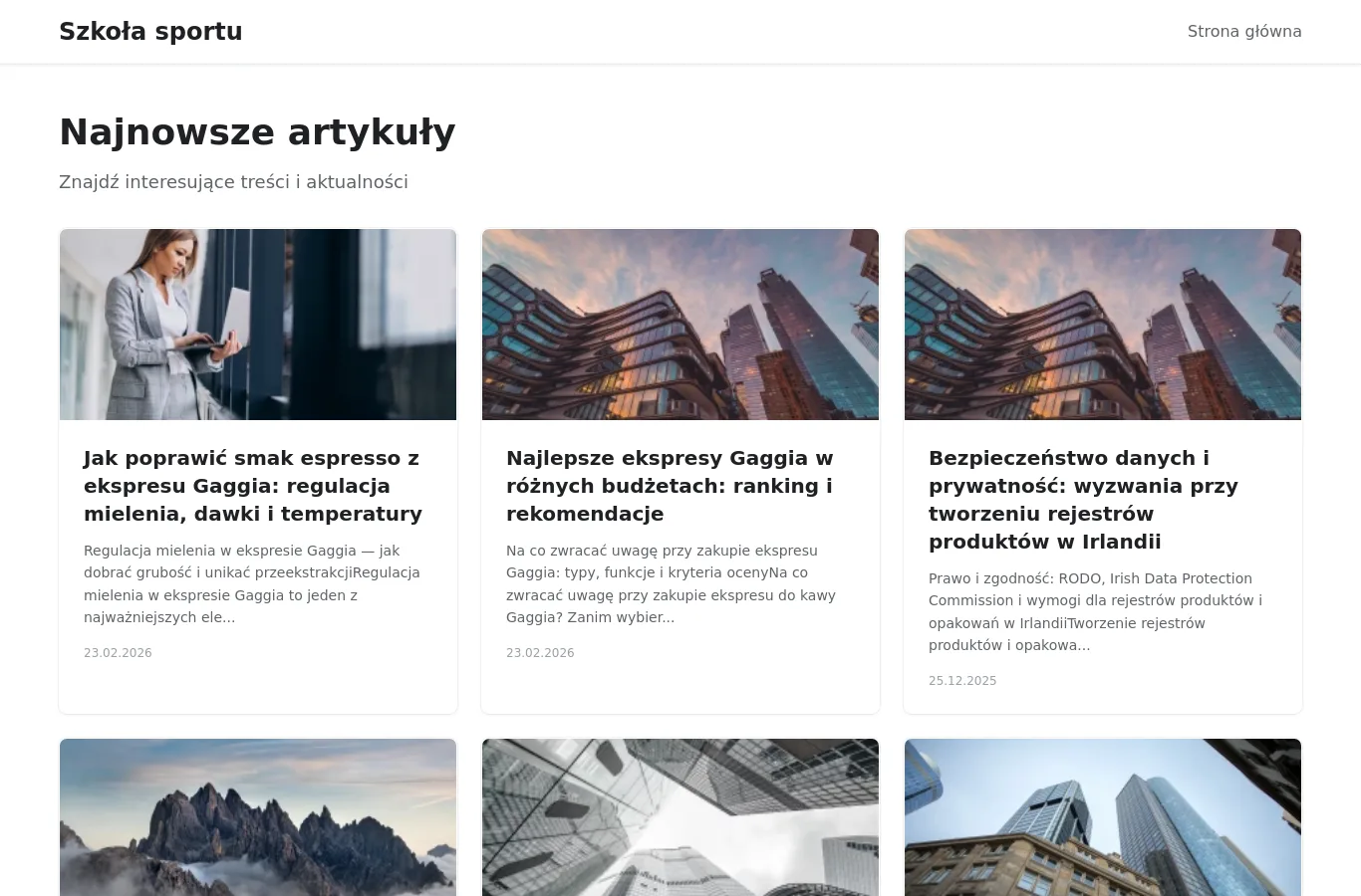 Strona główna portalu sport.szkola.pl