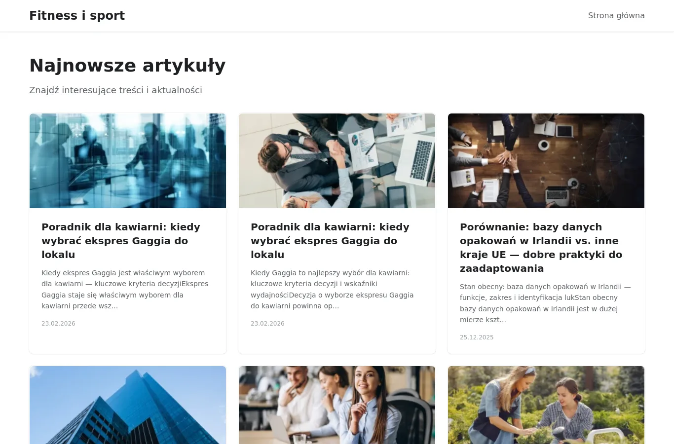 Strona główna portalu sportowy.biz.pl