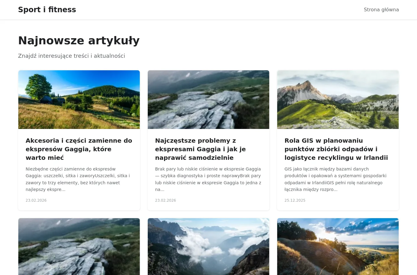 Strona główna portalu sportowy.edu.pl