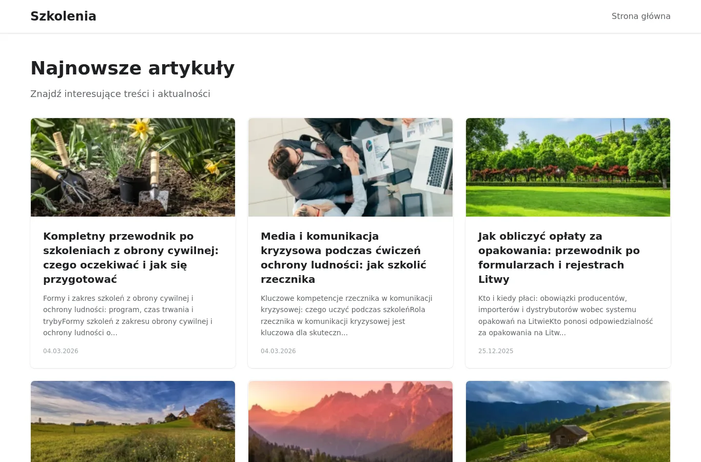 Strona główna portalu szkolenia.targi.pl