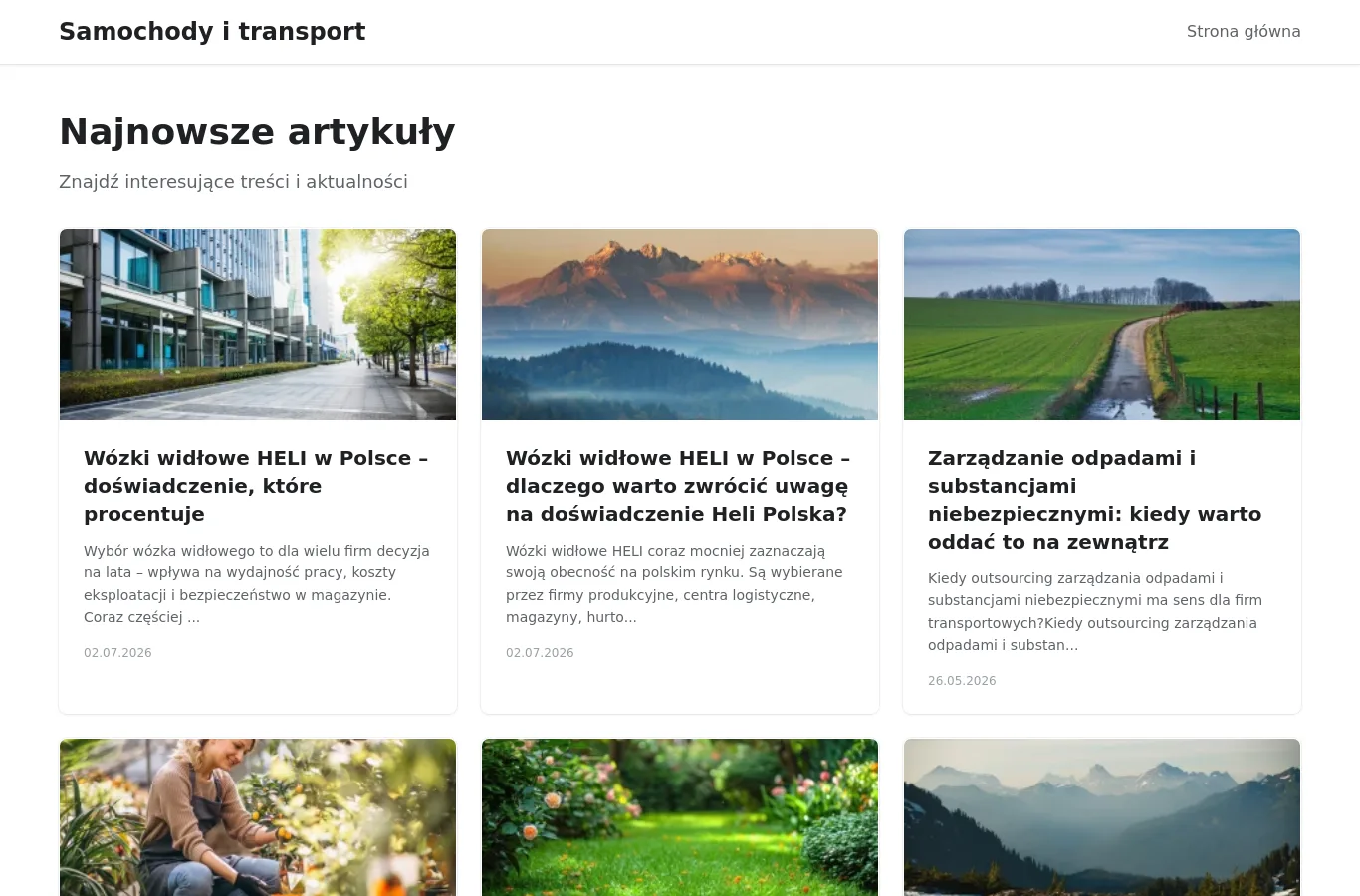 Strona główna portalu transport.biz.pl