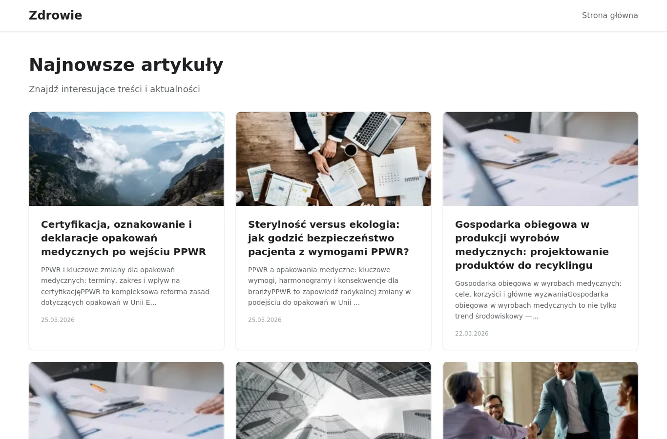 Strona główna portalu zdrowa.biz.pl