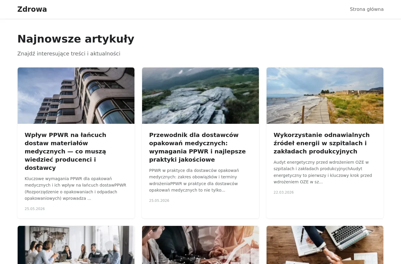 Strona główna portalu zdrowa.net.pl
