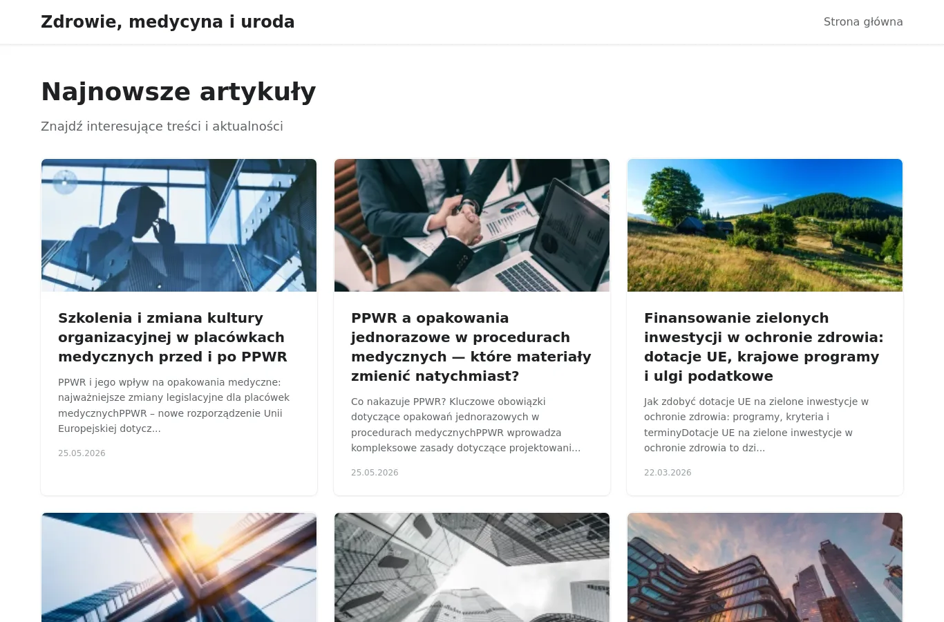 Strona główna portalu zdrowy.edu.pl