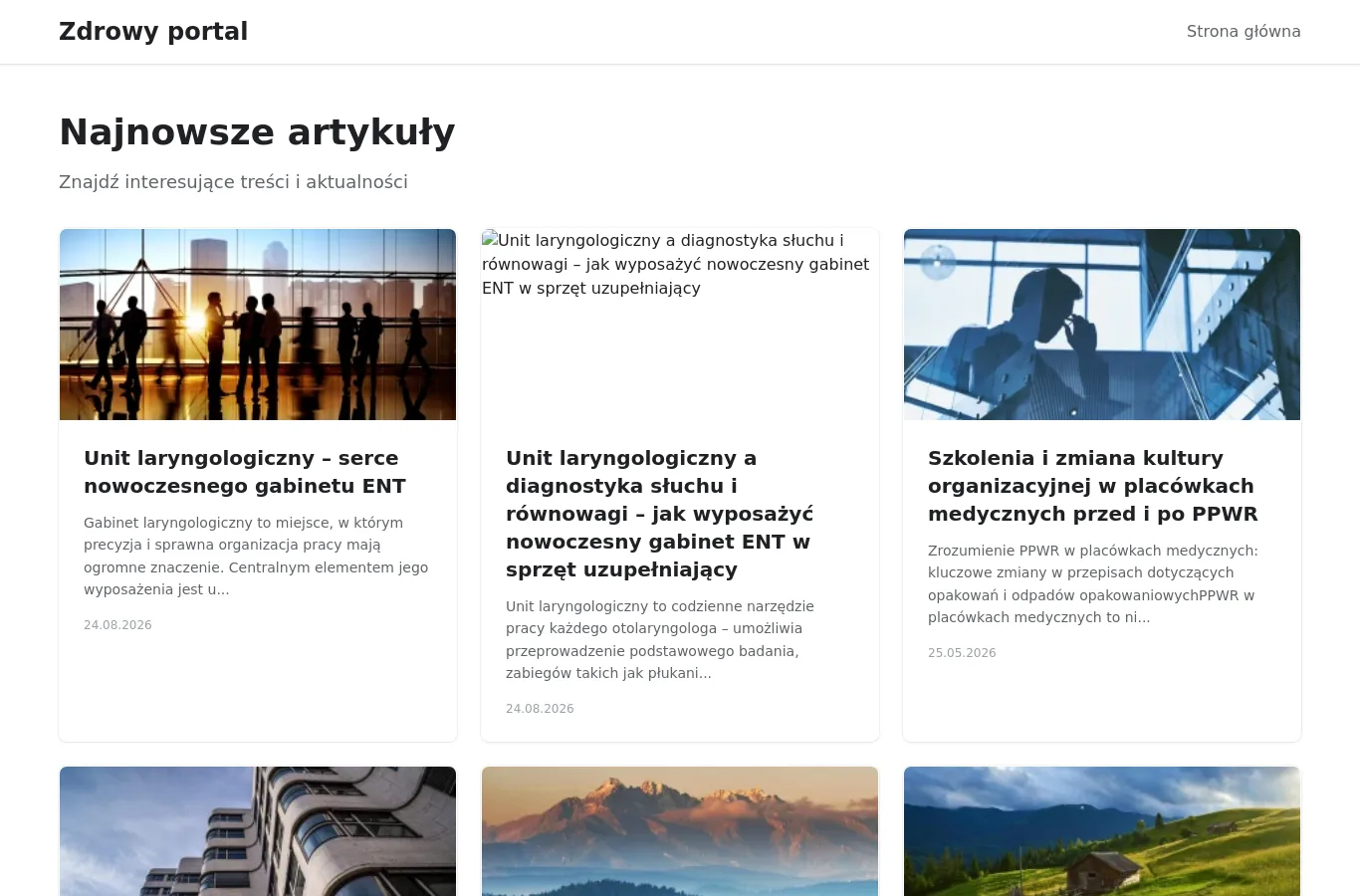 Strona główna portalu zdrowy.info.pl